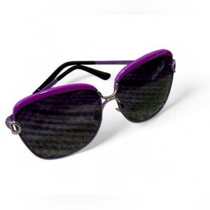 Vintage Italian BARCUR Violet Sunglasses uv protection.